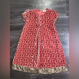 MINI BODEN girls velvet dress